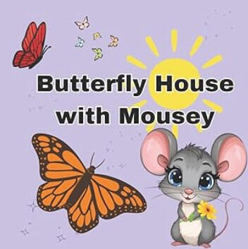 Mousey visits the butterfly house where you can color each butterfly.